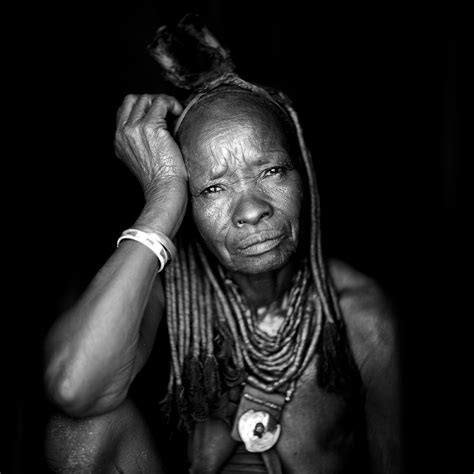 Old Himba Woman Angola In Angola Most Of The Himba Or M Flickr