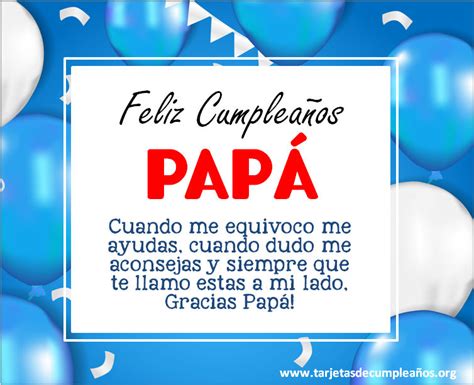 Tarjetas De Cumpleaños Para Papá Imágenes Con Frases 🎂 🎉