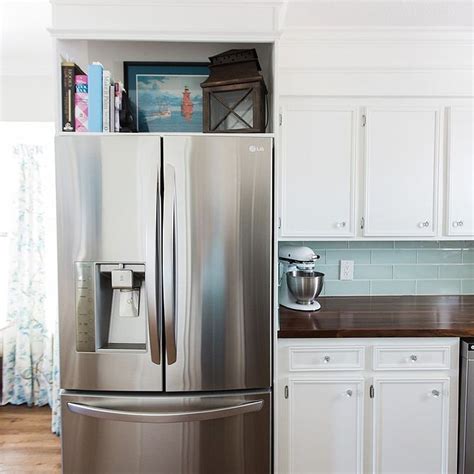 Check spelling or type a new query. DIY Refrigerator Enclosure | Kitchen soffit, Cheap kitchen ...