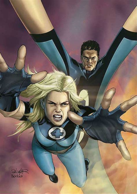 Ultimate Mister Fantastic And Invisible Woman By Salvador Larroca