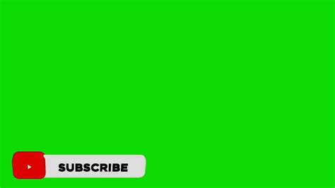 Green Screen Subscribe For Youtube Free Youtube