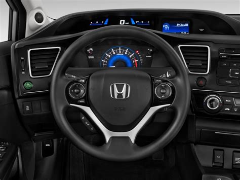 Image 2013 Honda Civic 4 Door Auto Ex Steering Wheel Size 1024 X 768