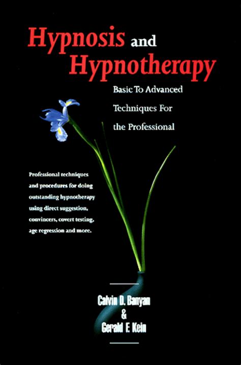 Hypnosis And Hypnotherapy Book Front Cover