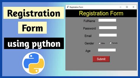 Registration Form Using Tkinter Python 3 Hot Sex Picture