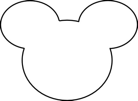 36 Mickey Mouse Head Silhouette Transparent Background