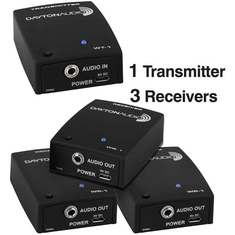 Dayton Audio Ultimate 24 Ghz Wireless Audio Transmitter Receiver System