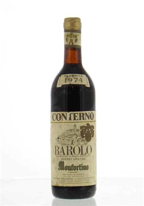 Barolo Riserva Monfortino 1974 - Giacomo Conterno | Buy Online | Best ...