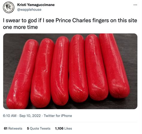 Sausages King Charles Sausage Fingers Know Your Meme