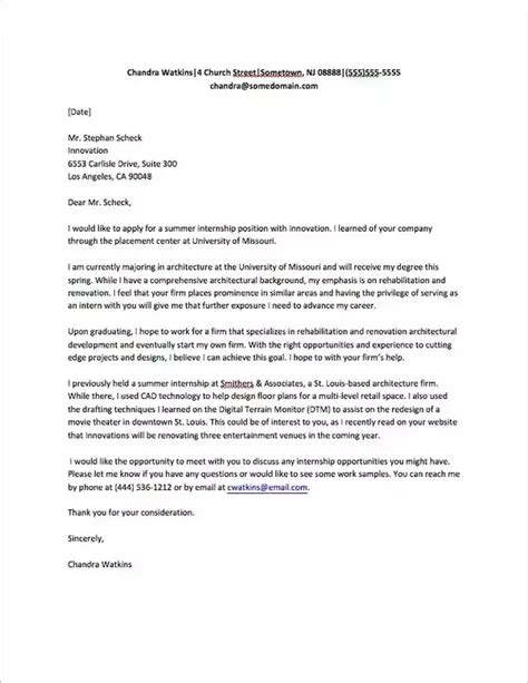 Cover letter examples see perfect cover letter samples that get jobs. How to write a good letter asking for an internship ...