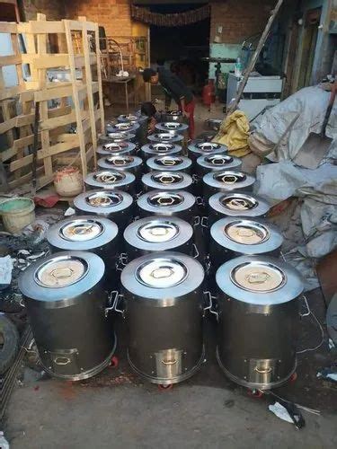 Lpg Gas Stainless Steel Ss Round Tandoor For Hotel X At Rs