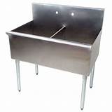 Commercial Sink With Drainboard