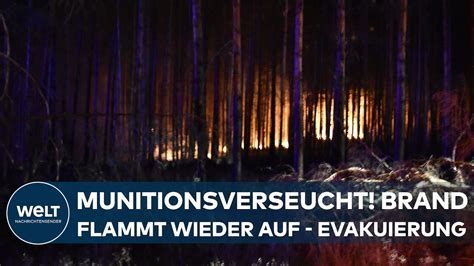 Hitzewelle In Deutschland Evakuierung Brand Im Wald Bei