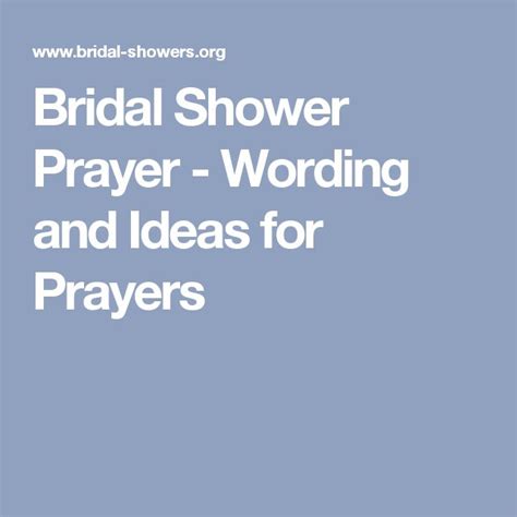 Pin On Bridal Shower Prayer