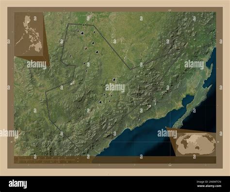 Quirino Provincia De Filipinas Mapa Satelital De Baja Resolución