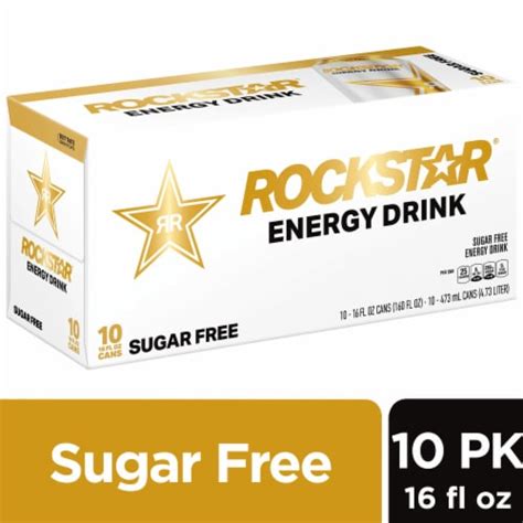 Rockstar Sugar Free Energy Drink Multipack Cans Pk Fl Oz Frys Food Stores