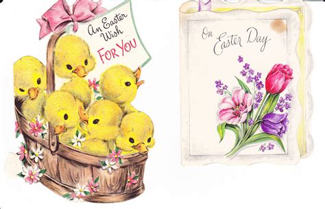 Sometimes texts or generic emails just won't do. Madeline's Memories: Vintage Easter Greeting Cards