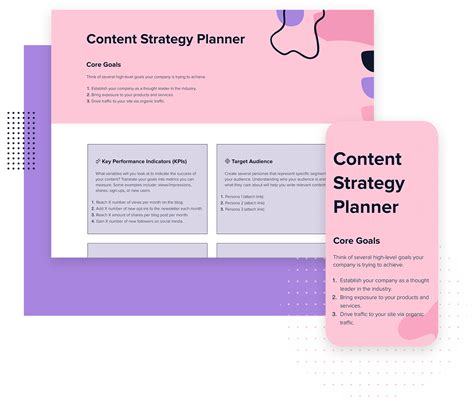 Customizable Content Strategy Template Free Xtensio