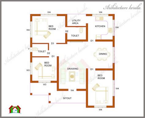 Maybe you would like to learn more about one of these? 1200 square feet house plan in kerala 3 bedroom house plan ...