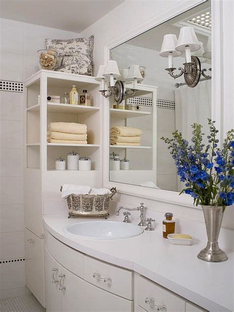 Corner shelves to the rescue! 21 Smart Ways to Store a Whole Lot More in Your Bathroom ...