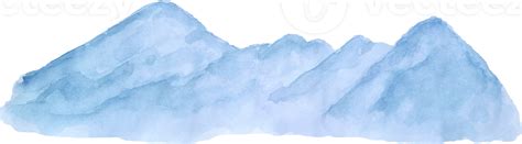 Watercolor Mountain Hand Drawn Watercolor 10308921 Png