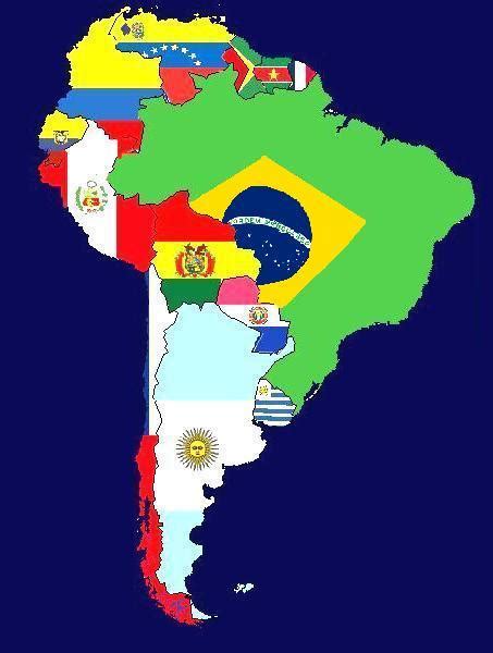 Países de Sudamérica y sus capitales Lista fácil y mapas