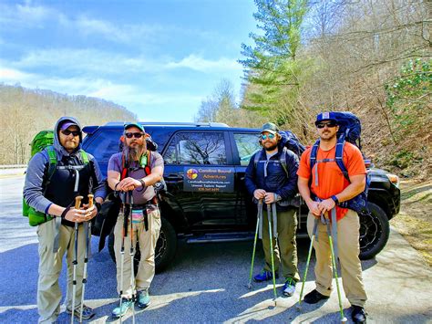 Hiker Shuttle Bryson City Appalachian Trail Carolina Bound Adventures