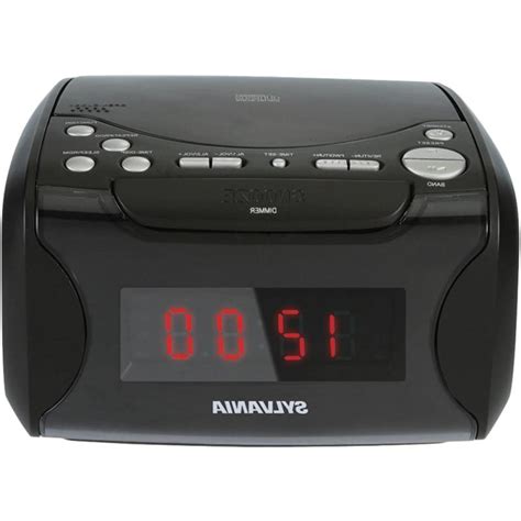 Sylvania Alarm Clock Radio With Cd Player And