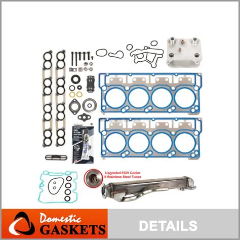 Egr Oil Cooler Upgraded Cooler Kit Head Gaskets 20mm Ford 60l Ohv