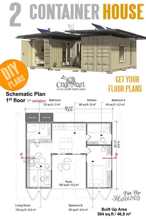 Floor Plan For Container Home