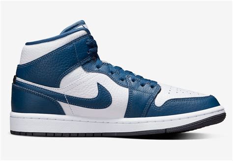 Official Images Air Jordan 1 Mid Split ‘french Blue Sneaker Freaker