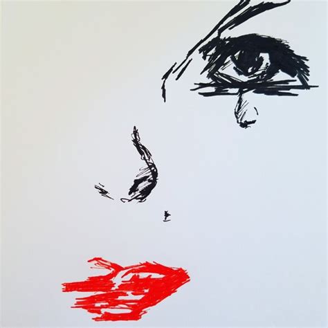 Minimal Art Eye Mouth Anger What To Draw Simple Art Love Art