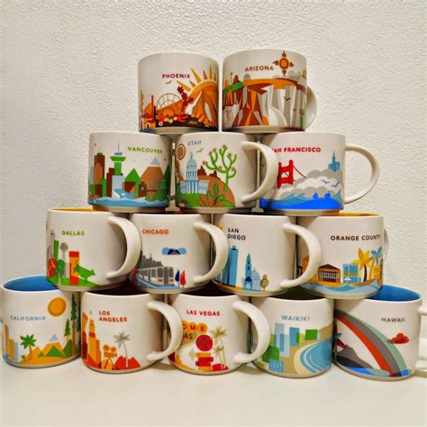 Starbucks You Are Here Collection Mugs On Ebay It Has Grown On Me