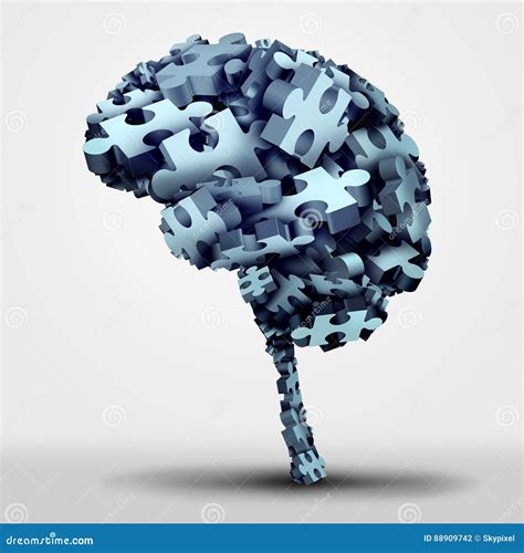 Brain Puzzle Stock Abbildung Illustration Von Konzept 88909742