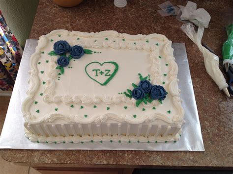 Wedding Shower Sheet Cake Blatt Kuchen Kuchen Blechkuchen