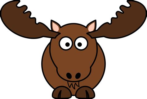 Clipart Cartoon Moose