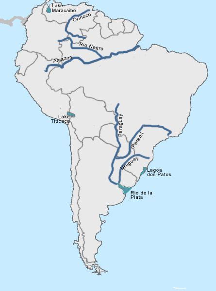 South America Map Not Labeled Worldmap Wikis