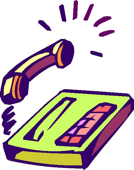 Telephone Clip Art Phone Clipart Image 6 Cliparting C