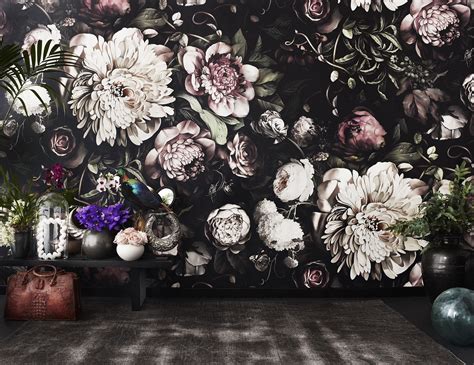 If you're in search of the best hd flower wallpaper, you've come to the right place. Ellie Cashman Design Dark Floral II Black Saturated XL ...