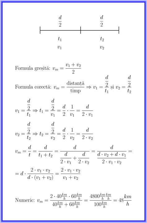 Probleme Rezolvate Cum Se Calculează Viteza Medie Matematica E Simplă