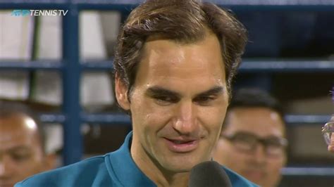 Roger Federers Speech And Trophy Lift After Winning 100th Title Dubai