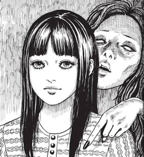 Junji Ito Whispering Woman Japanese Horror Junji Ito Sketches
