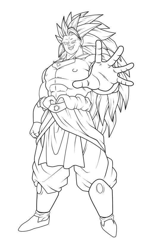 Dragon ball z broly coloring pages. Dragon Ball Z Coloring Pages Super Saiyan 5 - Coloring Home