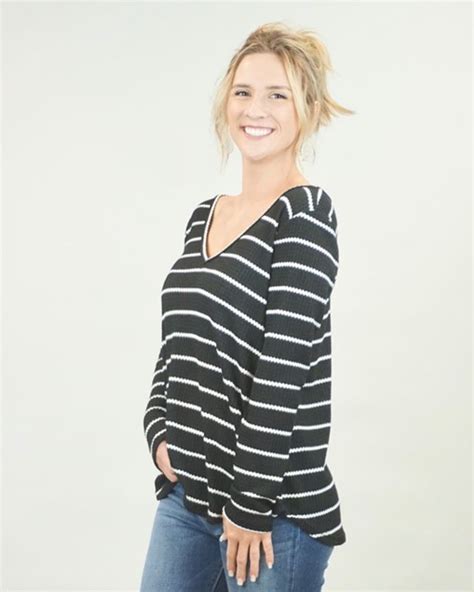 Step Up Your Basics With Our Warm Me Up Top Tops Striped Top Women