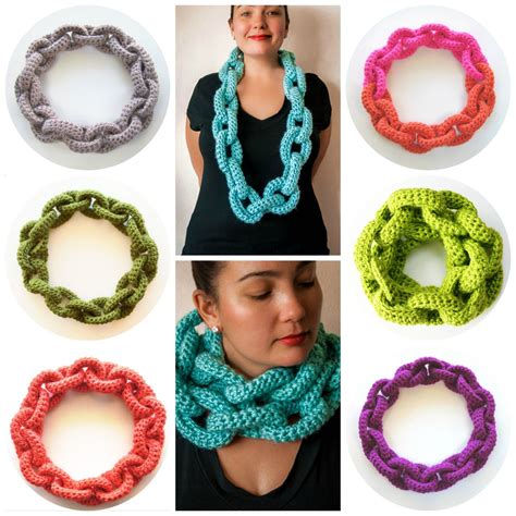 chain link scarf crochet pattern crochet scarf pattern etsy crochet chain crochet chain