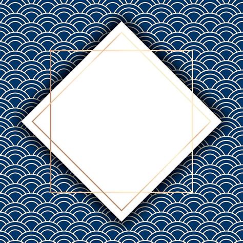 Japanese Inspired Pattern Vector Set Royalty Free Stock Illustration