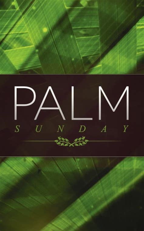 Palm Sunday Ministry Bulletin Sharefaith Media