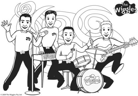 All The Wiggles Coloring Pages