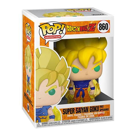Número 860 de la colección super saiyan. Funko POP! Anime Dragon Ball Z SS Goku (First Appearance) #860 | Loja dos POP's