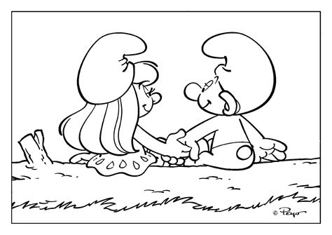 The smurfs are blue creatures, equivalent to gnomes or good elves. Smurfs Coloring Pages | The Smurfs | Official Website