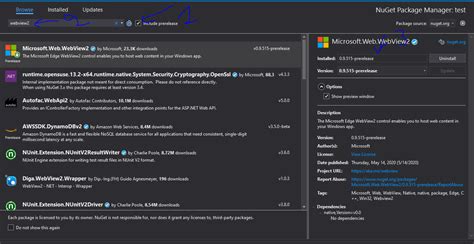 Microsoft edge webview2 runtime is a shareware software in the category miscellaneous developed by microsoft corporation. InvalidCastException when using WebView2 methods · Issue ...